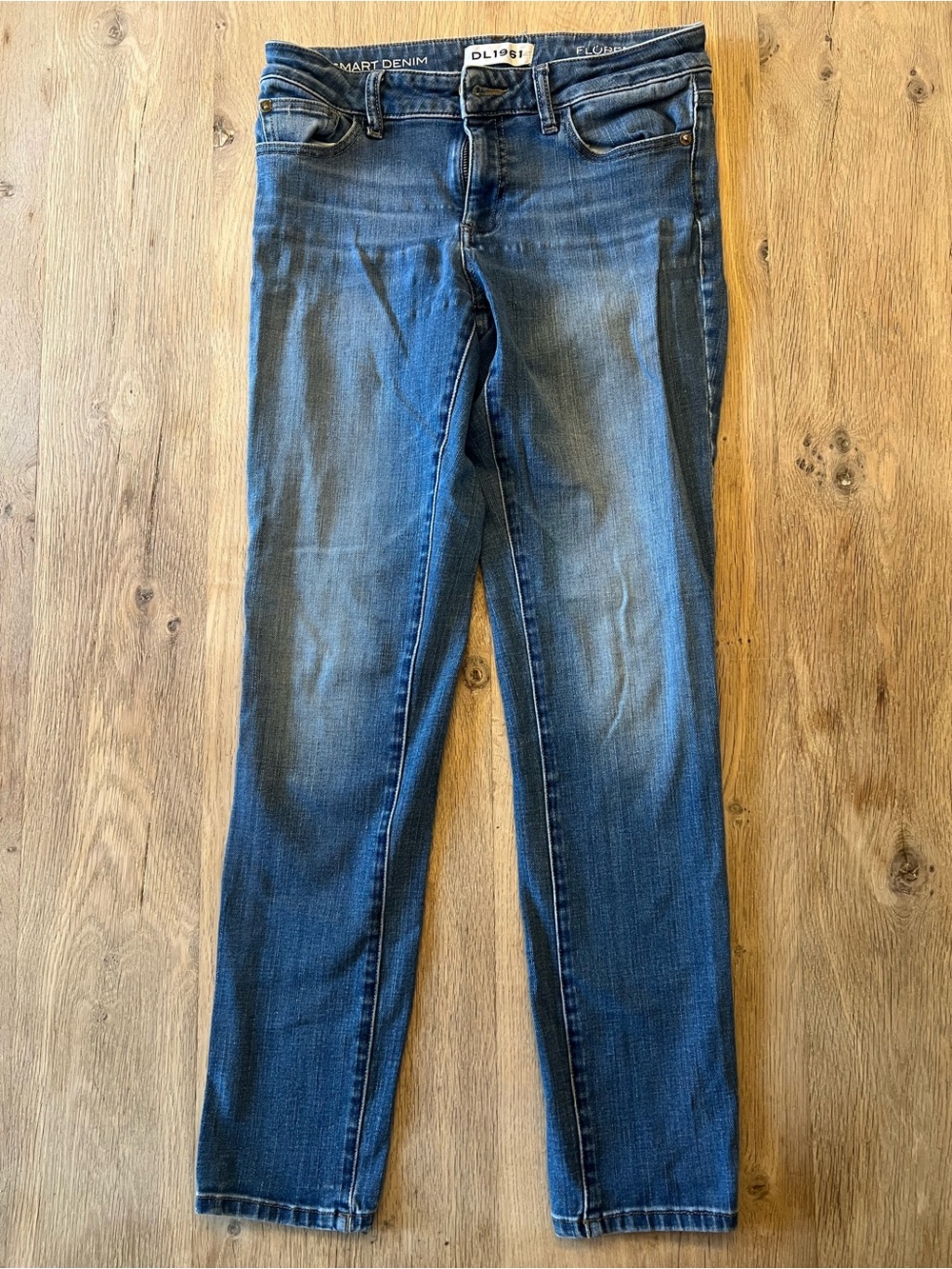 DL1961 Florence Instasculpt Skinny Jeans Dark Wash Size 27 Y2K
